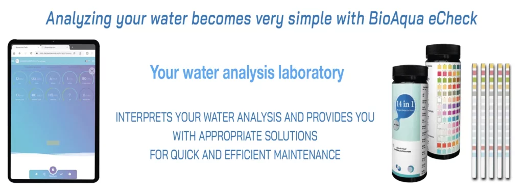 Solution to guarantee water quality by AI, BioAqua eCheck